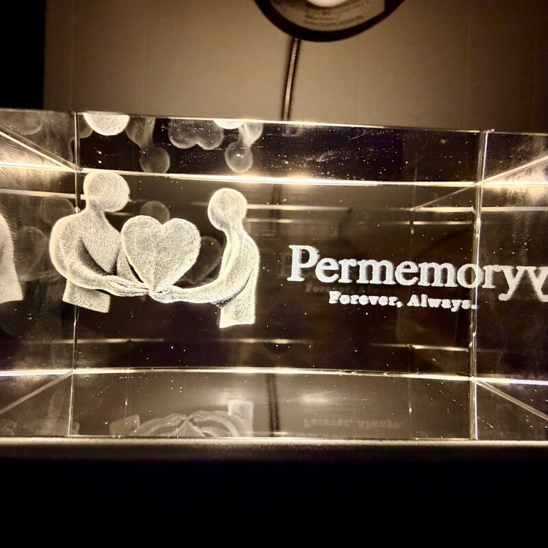 Company Logo In K9 Crystal